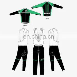 2017 New Product Wholesale High Quality Best Price Comfortable Fabric Quick Dry Custom Long Sleeve Cycling Jersey thumbnail-4