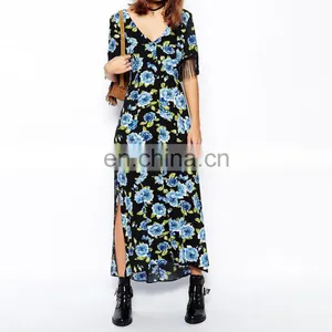 CHEFON Fringed Sleeve Women Vintage Dresses Wholesale thumbnail-2