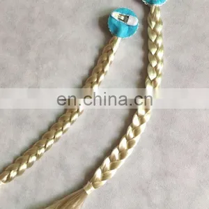 PWS-0451 Girls Cosplay Wigs Braid Frozen Elsa Wigs Braid thumbnail-1