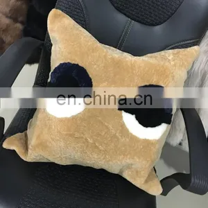 Factory Directly Wholesale Price Sheep Fur Pillow Cover /fur Pilow Case thumbnail-3