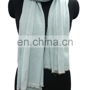 Herringbone Pashmina Wool Shawls,Stoles 2017 thumbnail-2