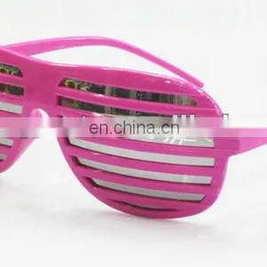 Neon Pink Shutter Glasses thumbnail-1