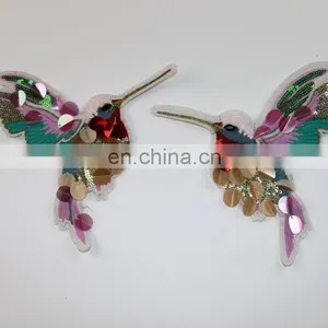 Hot Sale Fahsion 3D Rose Sequin Patch With Glue thumbnail-5