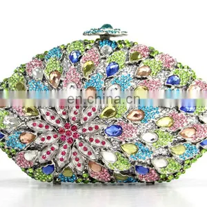 Crystal Clucth Evening Bag Matching Shoes With Stone Evening Clutch Bag for Women Gold Crystal Clutch Bag thumbnail-5