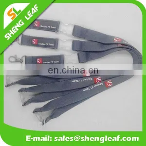 Wholesale Free Sample Logo Printed Zipper Lanyards for Badge Holder thumbnail-1