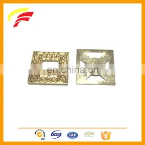 Russian Market Square Shaped Zinc Alloy Two Pieces Snap Button Set for Coat F1201 thumbnail-3