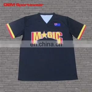 Full Sublimation Moisture Wicking Plain Black Short Sleeve t Shirts thumbnail-1