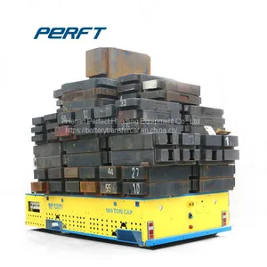 Heavy Duty Electric Trackless Transfer Cart Material Handling Equipment for Industry Used in Warehouses thumbnail-2