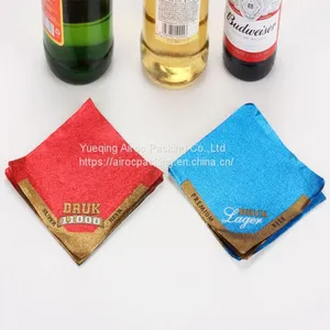 Gold Foil Embossed Beer Neck Labels Metallized Paper for Beer Label thumbnail-1