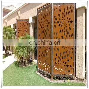 Weathering Steel Panel/Corten Steel Garden Screen thumbnail-1