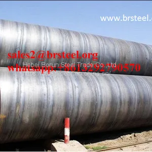 Diameter 40 Inch API 5L Spiral Welded Pipe/SSAW/ Saw Steel Pipe thumbnail-1