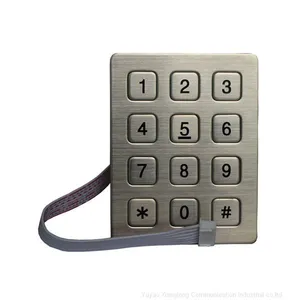 Good Sell Metal Waterproof Keypad for Access Control thumbnail-1