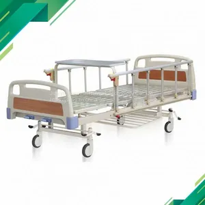 AG-BYS108 2 Functions Bed Price Hospital Adjustable Manual Medical Patient Beds for Sale thumbnail-1