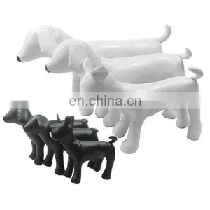S M L Size White Black Standing Posture Display Dog Model Mannequin thumbnail-1
