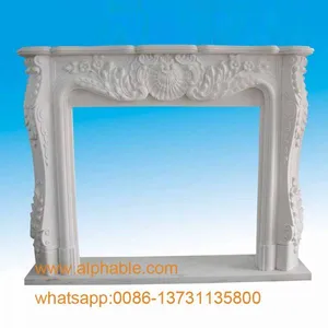 Carved Marble Fireplace Mantels thumbnail-1