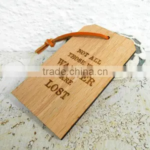Custom Made Logo and Painted Color Wooden Scutcheon Tags thumbnail-4