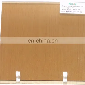 Euro Bronze Reflective Glass 3-10mm Avalibility Building Glass High Quality thumbnail-1