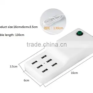 Hot New Products for 2015 6 Port Usb Charger,5V 12A Usb Wall Charger,6 Usb Universal Charger,wall Charger thumbnail-1