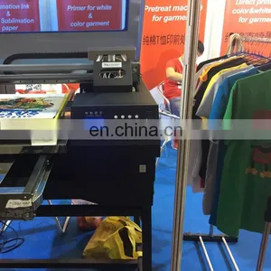 Piezo Electric Inkjet Printing Dtg T Shirt Printer Machine Custom T Shirt Printer thumbnail-5