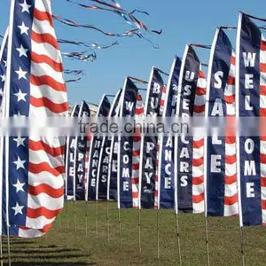 Beach Flag and Beach Banner Flying Flag and Feather Banner With Pole thumbnail-1
