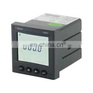AC Single Phase Digital Power Meter AMC72-E 75*75mm LED Display Kwh Watt Mater thumbnail-3