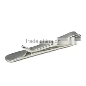 Hammered Mark Narrow Money Clip or Tie Bar Clasp Clip 2.5"- Sterling Silver .925 thumbnail-2