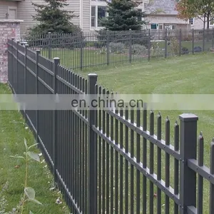 Manufacturer High Quality Cheap Zinc Gates and Steel Fence Design China Garden Fence Metal Trellis & Gates Rodent Proof thumbnail-2