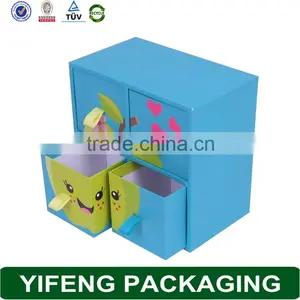 Pretty Gift Packaging Paper Cardboard Drawer Box For Storage thumbnail-1