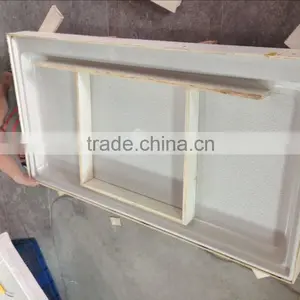 30''x60'' Cultured Marble Shower Pan, Cultured Marble Shower Base, Cultured Marble Shower Tray thumbnail-4