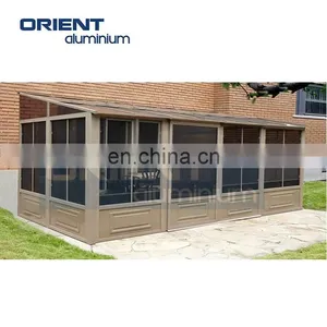 Triangle Roof Aluminum Frame Sunroom Kits Solarium Houses thumbnail-2
