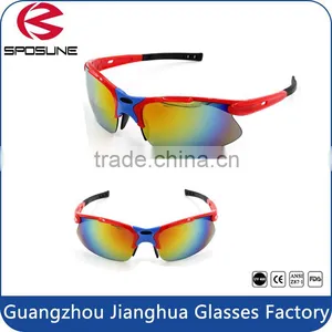 Lightweight Soft Nose Pad TR90 Black Frame Driving Cycling Sports Eyewear thumbnail-1