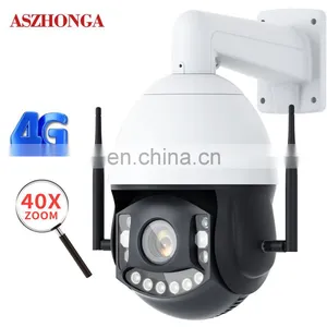 5MP 40X PTZ Zoom Pan Tilt Rotation HD IP 360 6 Inch Camera Outdoor Speed Dome 4G SIM Card PTZ Camera Wireless thumbnail-2