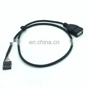 USB Cable AM To DuPont 2.54/1*5P USB Baffle Cable thumbnail-5
