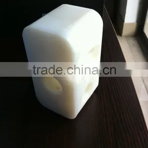 Precision Plastic Parts, Cnc Maching Precision Clear Plastic Support Block thumbnail-6