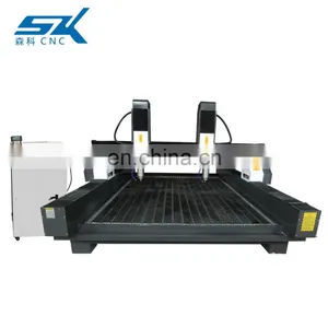Double Heads 3D Stone Marble Professional Carving CNC Machinery Processing Granite Marble Tombstone Stone Engraving Carving thumbnail-4
