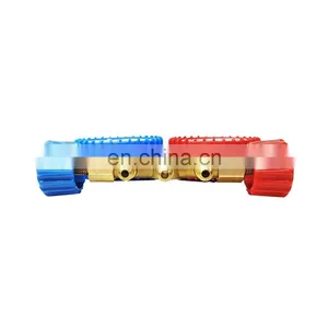 CT-536 F BRASS Manifold Gauge Set für HVAC-Kälteanlagen, Autoklimaanlagen AC-Aufladung mit R134A, R502, R410A, R404 Preis thumbnail-4