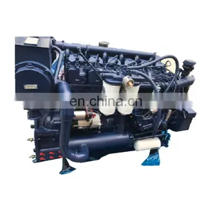 Brand New 6 Cylinder 4 Stroke Water Cooled Weichai Marine Engine WP6C165-18 thumbnail-1