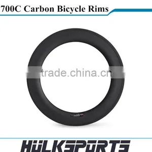 700c Full Carbon Tubular Road Bicycle Rims Toray T700 Carbon Rims for Road Bicycle 3K/UD Carbon Road Bike Rim thumbnail-2