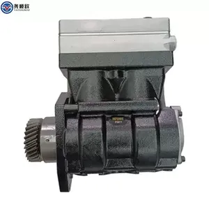 Mercedes-Benz Air Compressor Assembly Twin Cylinder OM457 Engine Accessories A4571304915, A4571307115 thumbnail-5