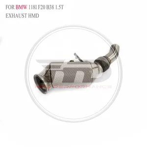 Downpipe for BMW 118i F20 B38/M135i F20 N55/M135i F40/528I F10 N20/540i G30 B58 Car Accessories With Catalytic Converter Whatsapp+86 18946955156 thumbnail-1