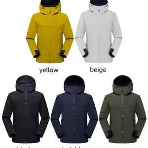 Men's Outdoor Tactical Soft Shell Jacket - Thickened Winter/Early Spring Hard Waterproof Breathable Hiking Wear thumbnail-1