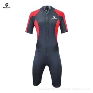 Stretch Dive Skin Short Sleeve Front Zip Wetsuit Elastic Diving Suit Board Wetsuit thumbnail-1