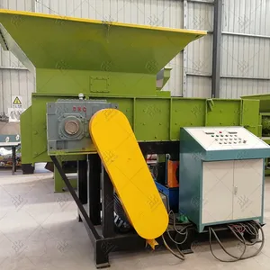 Plastic Bottle Lump Hard Plastic Crusher Machine Grinder Single Shaft Shredder Plastic One Shaft ShredderPlastic Single Shaft Shredder thumbnail-1