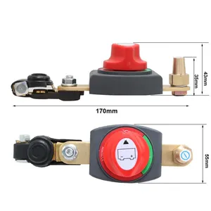 Heavy-Duty Battery Disconnect Switch, Compliant With Marine Standards, Includes Installation Guide thumbnail-4