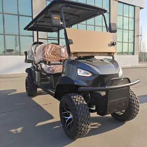 New 4+2 Six-seater Electric Golf Cart, Customizable for Export Trade, From the Original Manufacturer thumbnail-1