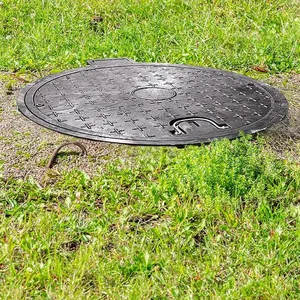 Cast Iron Manhole Cover for Sewage, Complying With EN124 Standard, Available in Grades A15, B125, C250, D400, E600, F900 thumbnail-4