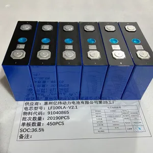 Original EVE LF100LA 3.2V 100Ah Grade A Prismatic LiFePO4 Cell 5000 Cycles For Solar Storage RV UPS thumbnail-3