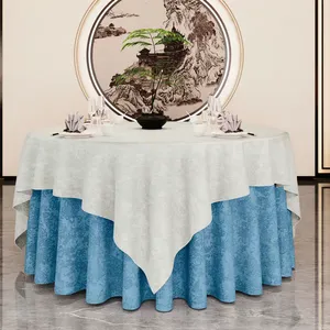 HOMTE Polyester 30% Cotton 70% Tablecloth Wholesales for HoReCa Small MOQ thumbnail-5