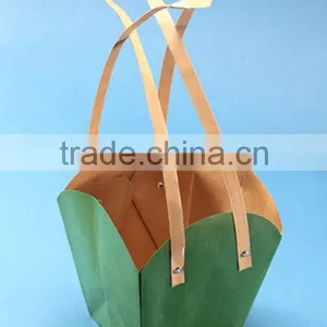 Kraft Paper Bag Paper Waterproof Bag for Flower Packaging thumbnail-3