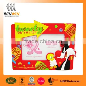 Non-phthalates and Lead Free 3D Soft Pvc Friendship Photo Frame for Promotion thumbnail-1